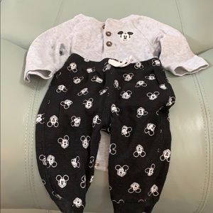 Disney Mickey Onesie & Pant Set